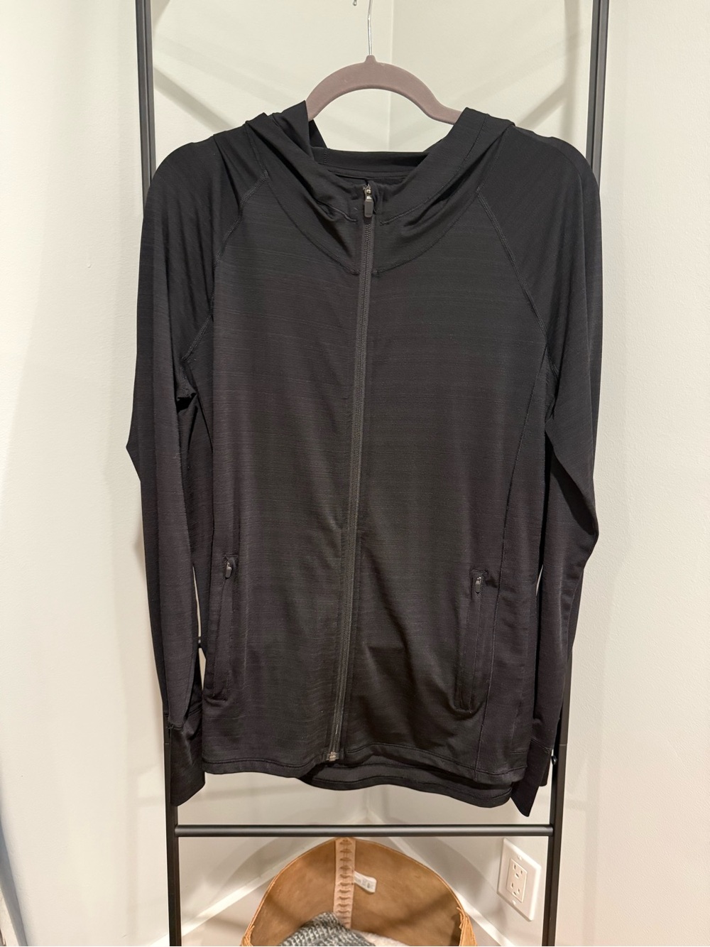 Athleta Black Pullover Hoodie with Tag